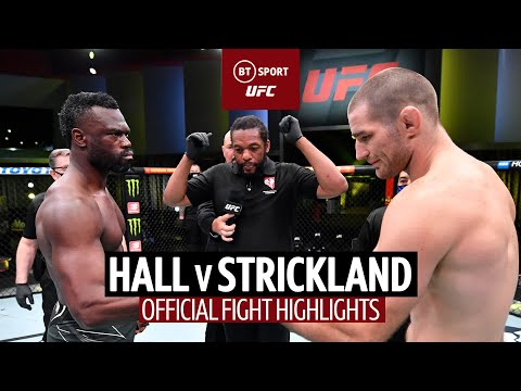 Highlights of the UFC Fight Highlights: Uriah H Hall vs Sean Strickland