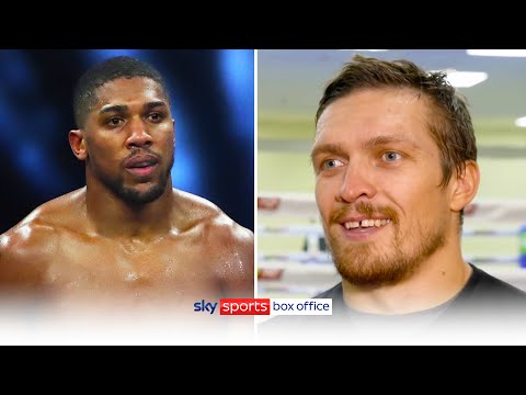 He's nothing extraordinary! Joshua's comments by Usyk back in 2018
