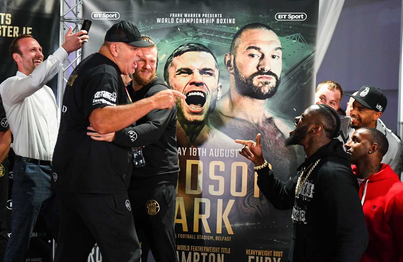 John Fury launches an astonishing rant against Deontay Wilder, calling him a 'horrible idiot.' Tyson says he will send him to hospital