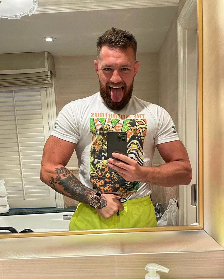 Conor McGregor, a wheelchair-bound UFC fighter claims he's made billions pulling-ups with a broken leg.