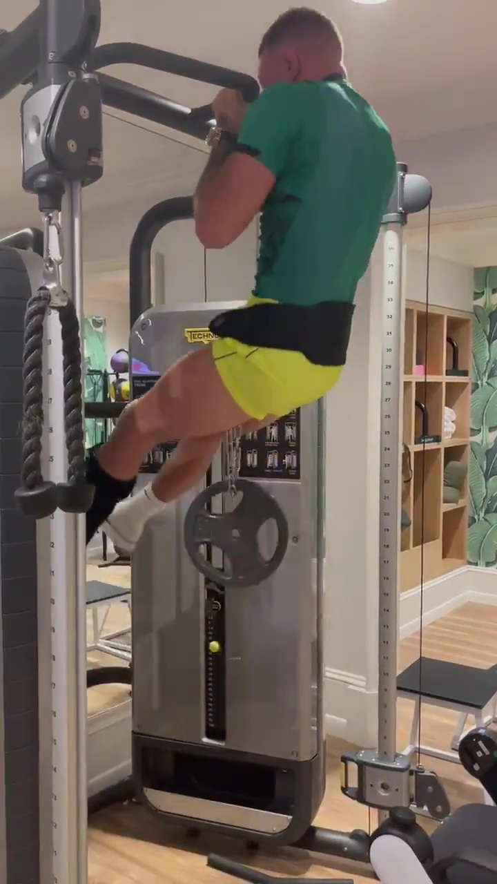 Conor McGregor, a wheelchair-bound UFC fighter claims he's made billions pulling-ups with a broken leg.