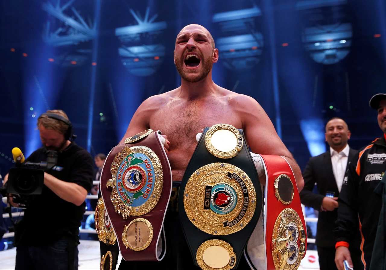 Tyson Fury claims he was dying inside after winning the Klitschko world titles. He urges mental health awareness