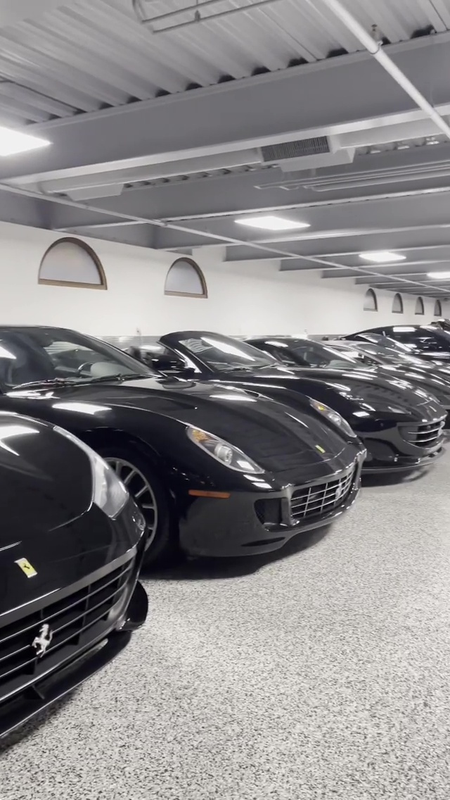 Floyd Mayweather displays his incredible sweet 16 car collection, worth millions, in an amazing basement garage