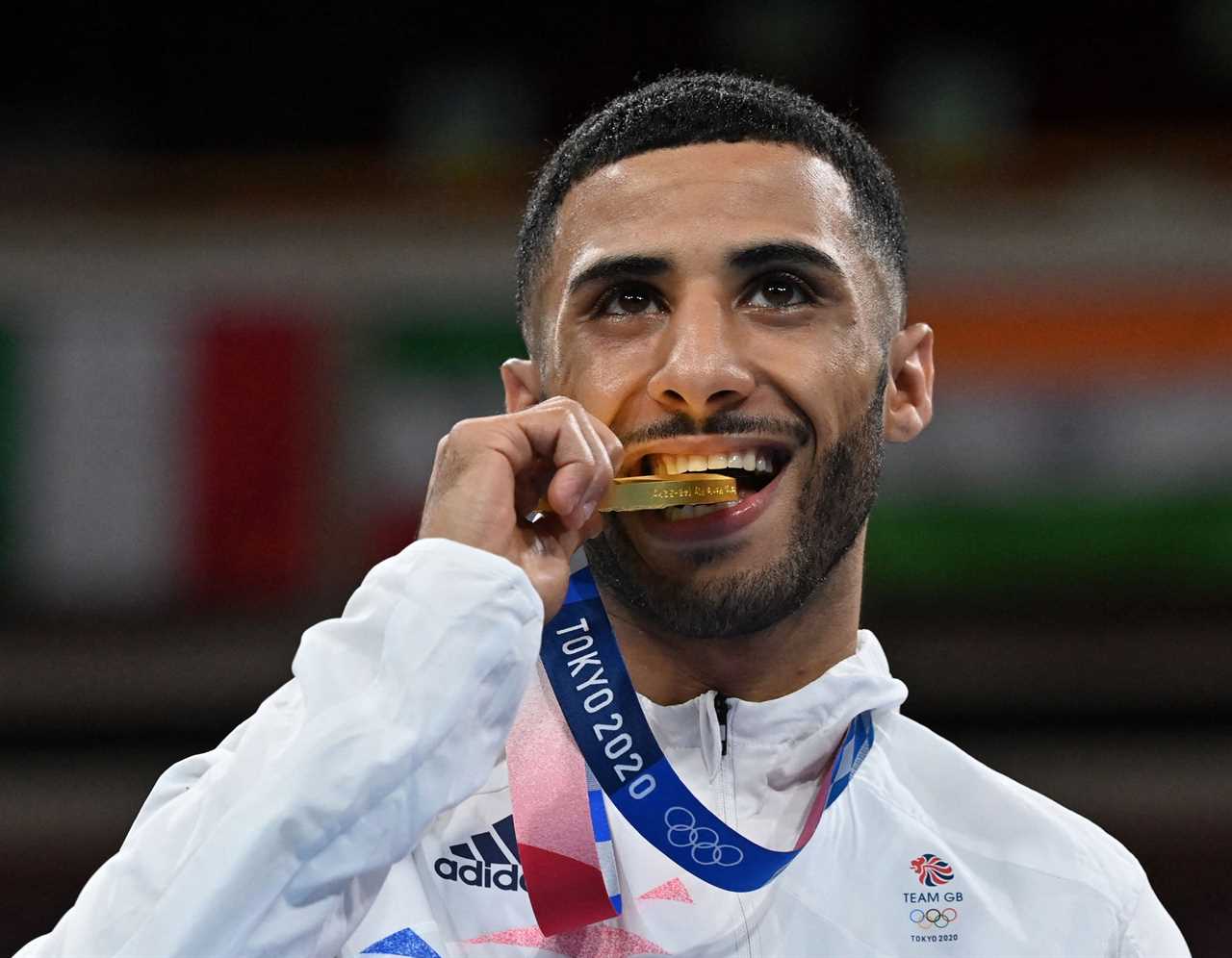 After his Olympic gold medal win, Kal Yafai, an emotional boxer, speaks to Galal and tells him that he brought him a PS5