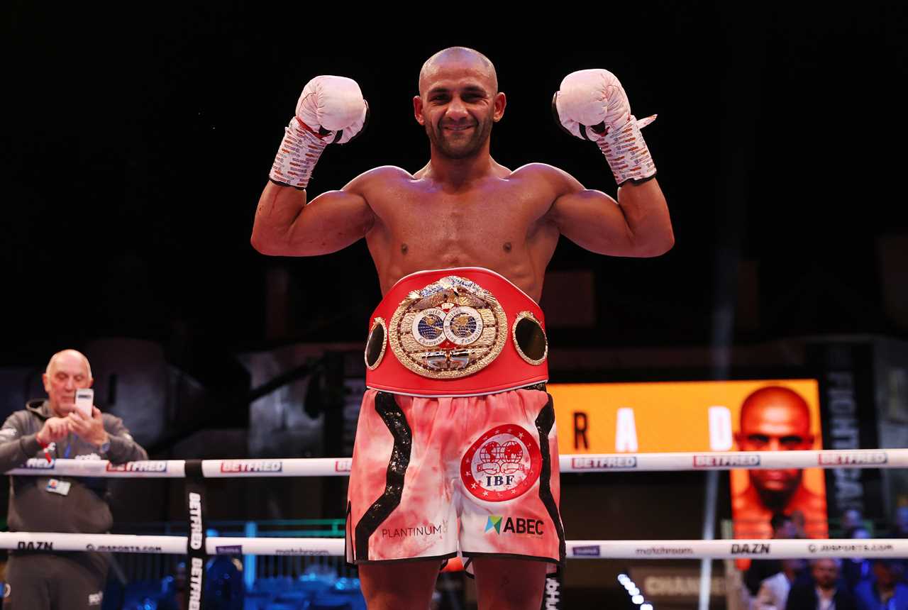 After the gruesome destruction in Eddie Hearn’s garden of Jazza Dickens, Kid Galahad wins the world title