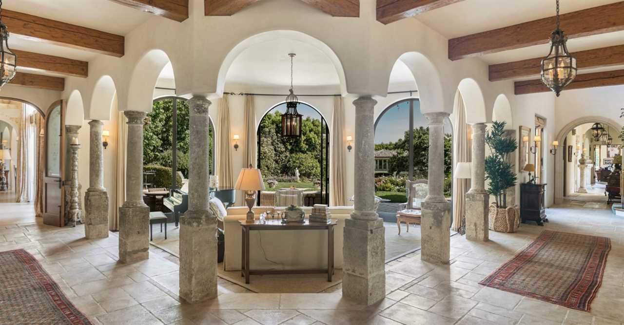 Stone fittings in the property were imported from Jerusalem