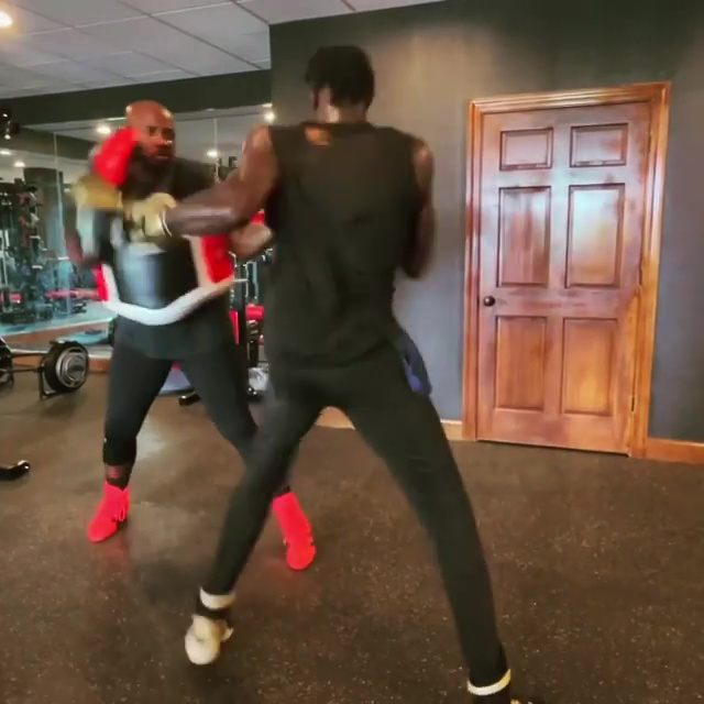 Watch Deontay wilder demonstrate explosive power and precision in training as he prepares to fight the Tyson Fury trilogy.