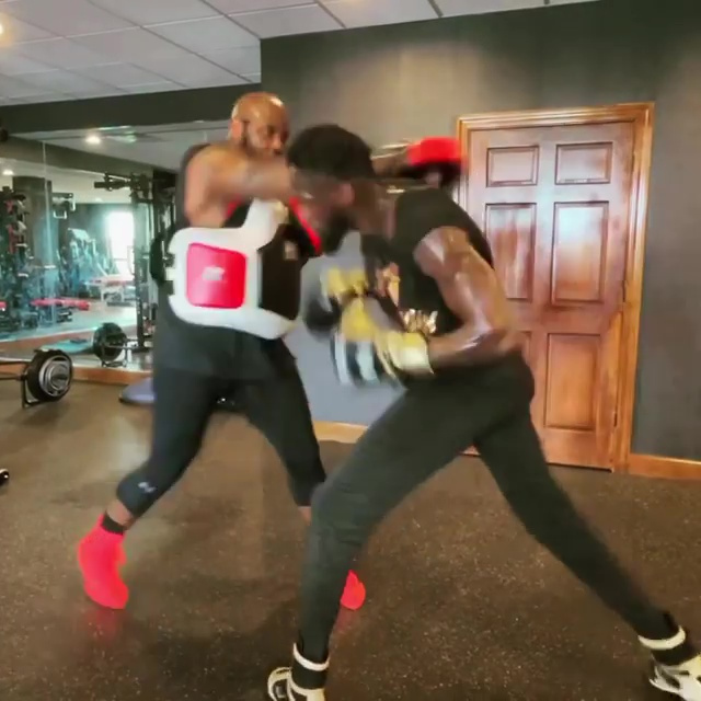 Watch Deontay wilder demonstrate explosive power and precision in training as he prepares to fight the Tyson Fury trilogy.