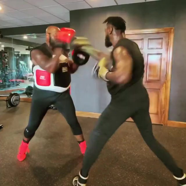 Watch Deontay wilder demonstrate explosive power and precision in training as he prepares to fight the Tyson Fury trilogy.