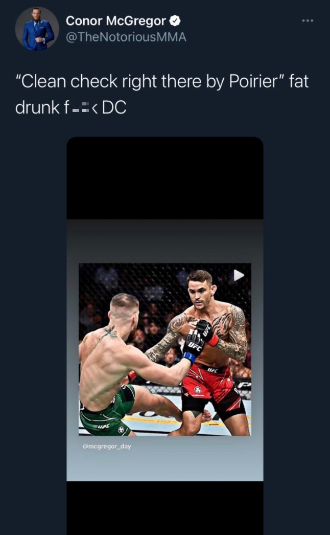 Conor McGregor labels Daniel Cormier as a fat drunk after UFC's assessment of Notorious' deleted Khabib Tweet