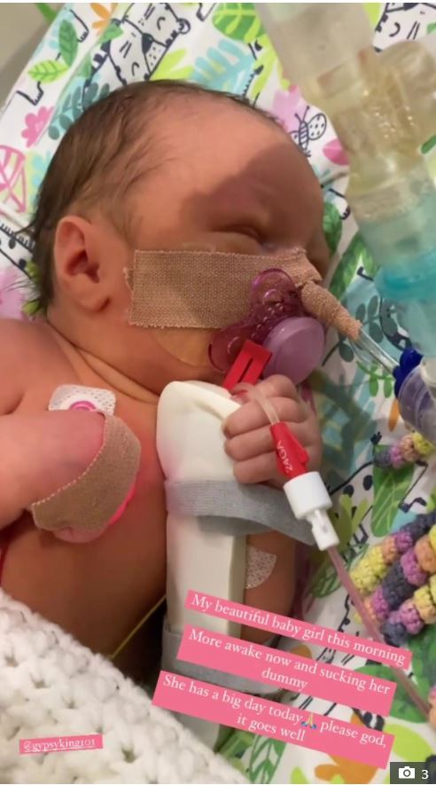 Paris, Tyson Fury's wife, jokes that she gives him a chessboard for his birthday. She also warns that he shouldn't get too excited about the baby miracle.