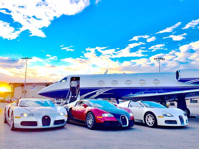 Because Mayweather, the boxing legend, wants to be 'low key' and a billionaire, Mayweather drives a modest PS22,000 truck each day.
