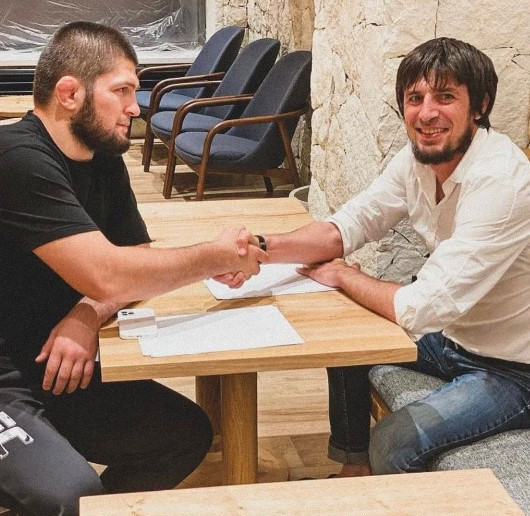 After his retirement from MMA, Khabib Nurmagomedov, UFC legend, signs for Russian third-tier FC Legion Dynamo team.