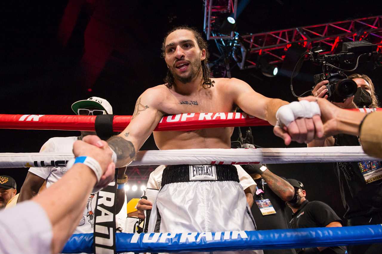 Muhammad Ali's grandson Nico Ali Walsh wins his first professional fight in shorts, which he was gifted by legendary boxer Floyd Mayweather