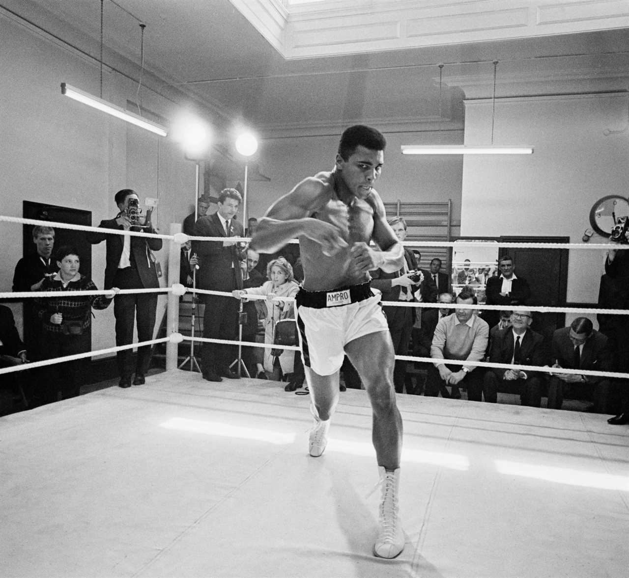 Muhammad Ali's grandson Nico Ali Walsh wins his first professional fight in shorts, which he was gifted by legendary boxer Floyd Mayweather