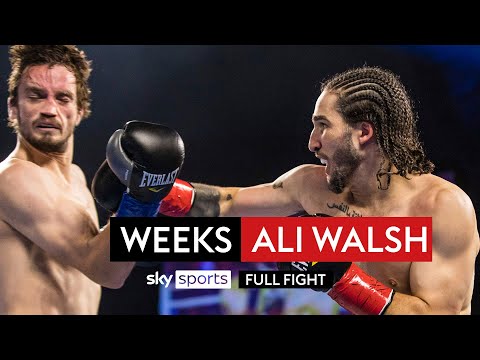 Nico Ali Walsh begins his pro career with a dominant win in the first round! Full Fight