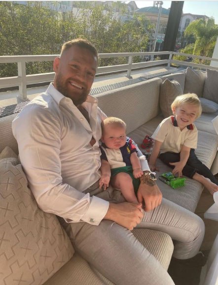 Conor McGregor believes that Conor Jr., Conor Jr., and Rian, three months old will follow the UFC legend in fighting.