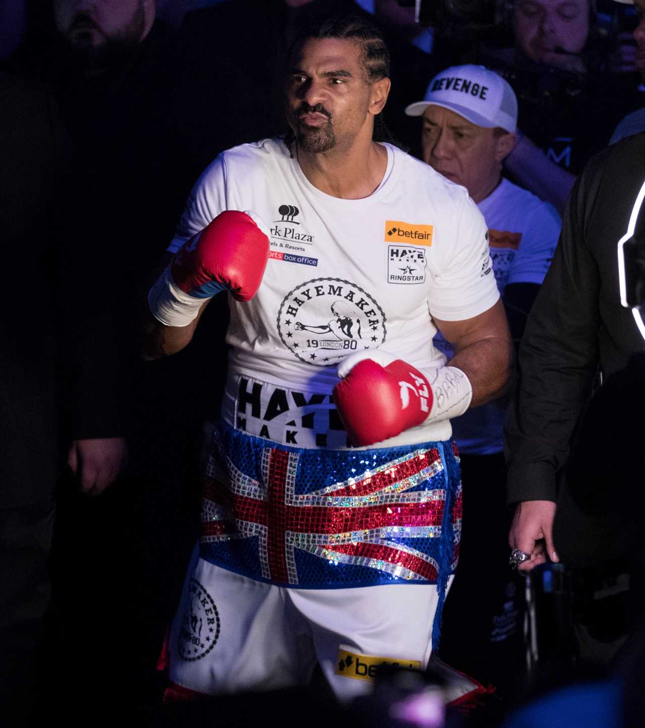 David Haye, 40 years old, promises to 'brutal and fast' KO Joe Fournier in a 'one-off freaky fight'