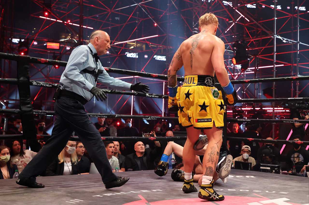 Jake Paul advises Tommy Fury to 'not wear a headband' because he might STEAL it. Floyd Mayweather is 'just my warm-up', he says.