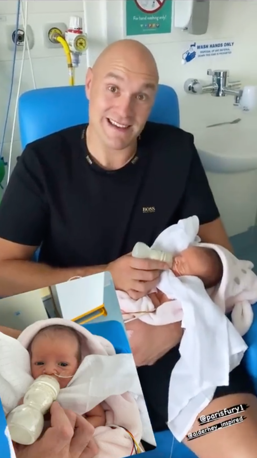 Tyson Fury hopeful Athena will be discharged from hospital today after a week in intensive care. He also gives a health update to his fans