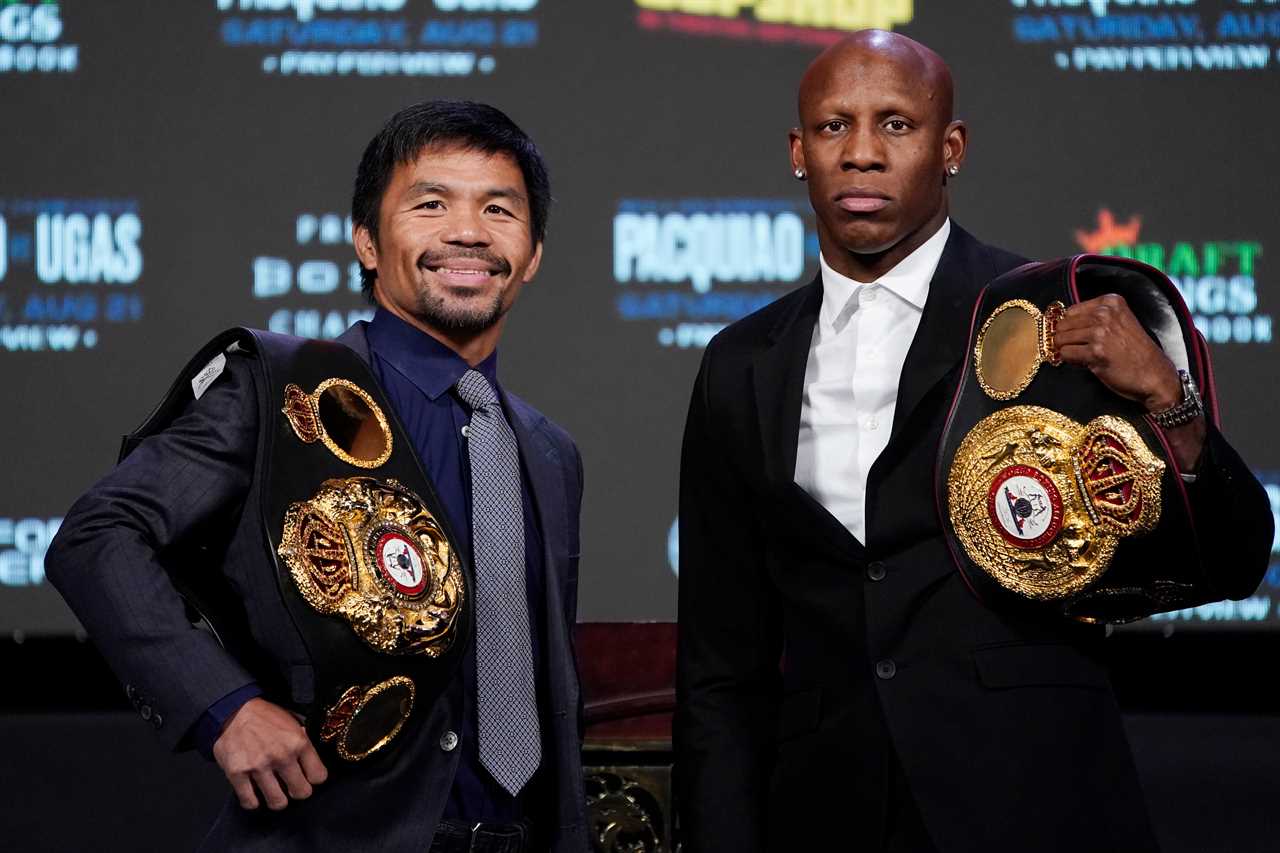 Yordenis Ugas replaces Errol Spence Jr. to fight Manny Pacquiao. He says beating legend will define my legacy.