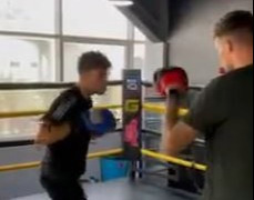As he prepares for his pro debut, Prince Naseem Hamed, a Brit boxing legend, shows Aadam how sharp and clean he is in training.