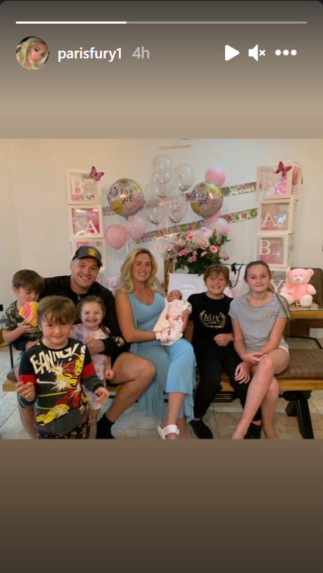 Paris Fury, Tyson Fury's spouse, shares a sweet family photo of baby Athena after her intensive care battle