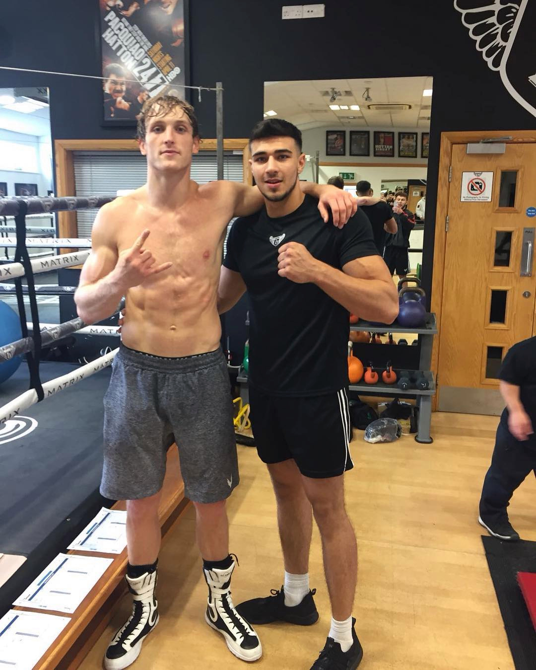 Jake Paul labels Tommy Fury a 'fanboy after Love Island star posed for photos with Logan, a YouTuber