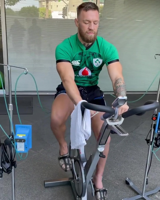 Conor McGregor is back in training after his leg surgery, just five weeks. UFC star Dustin Poirier plans a rematch with Conor McGregor