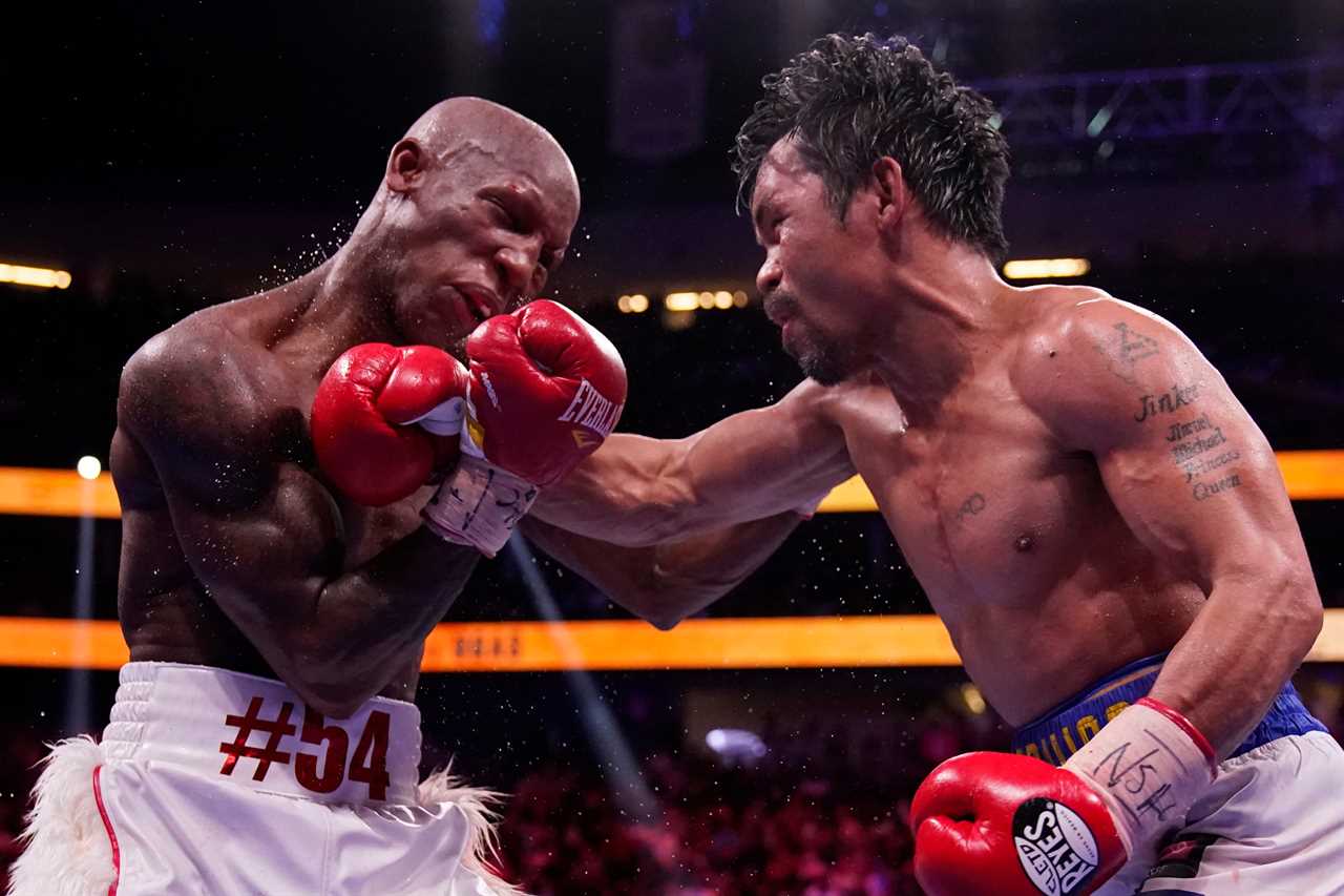 Yodenis Ugas claims he did not fight Manny Pacquiao because of a left arm injury, but he claimed a stunning win that he was 'perfectly okay'