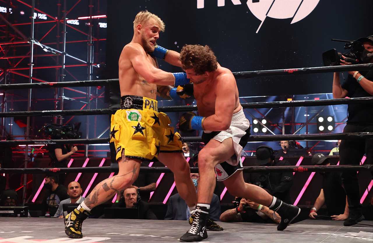 Jake Paul claims Tyron Woodley is unable to cope with his natural power and says he hasn't been hit in his pro-boxing career