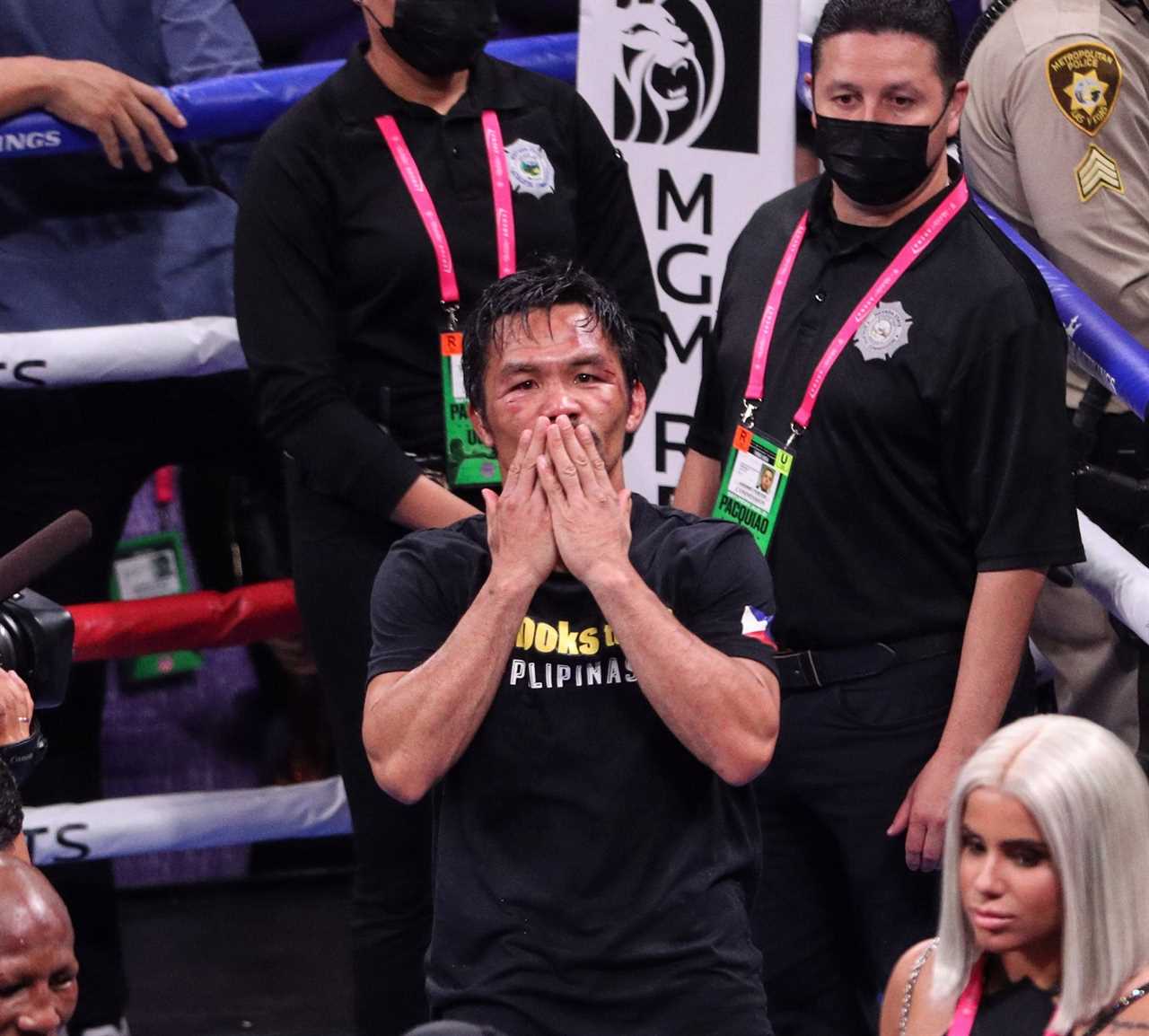 Manny Pacquiao's retirement post with a 'thank-you' message is a huge warning to fans. They fear that the 42-year old's career will end after he loses.
