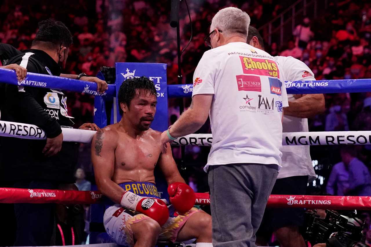 Manny Pacquiao's trainer admitted that he was a bit concerned about legend fighting again. He said, This could be it.
