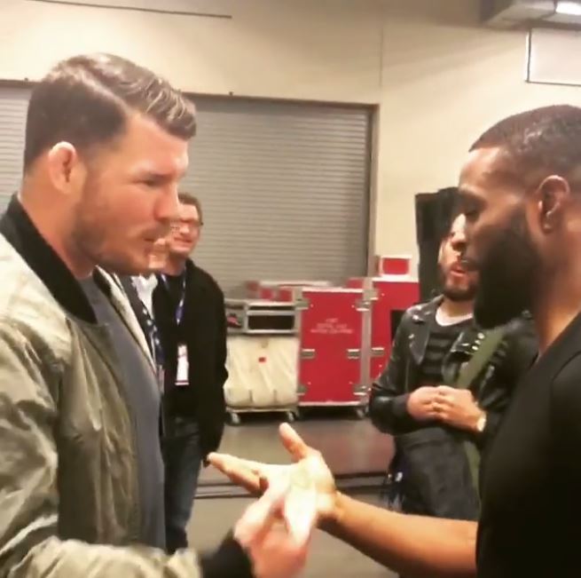 Motivated Tyron Woodley is 'under pressure' by Jake Paul to beat him, but won't freeze' against YouTubers, according to UFC great Bisping