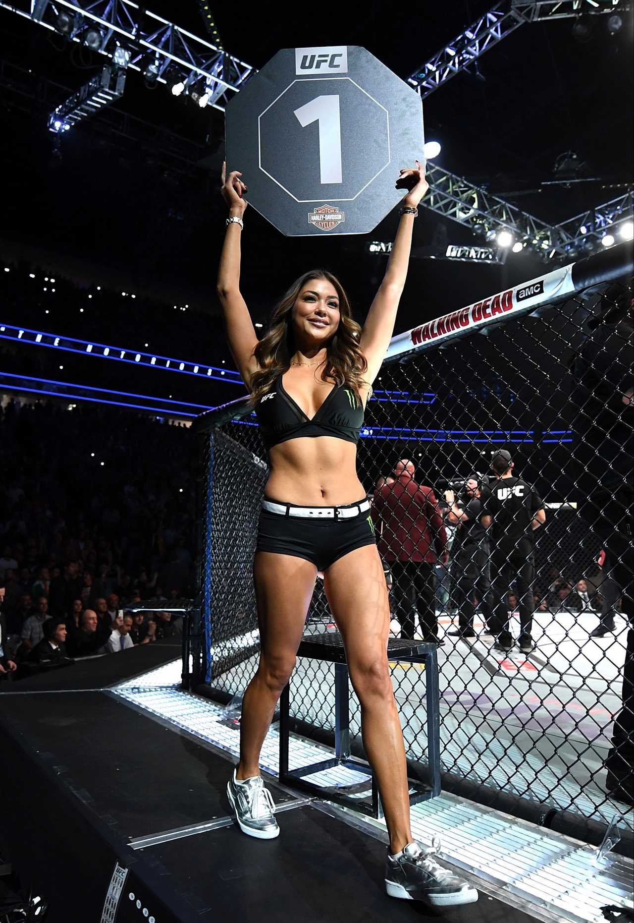 Khabib Nurmagomedov, UFC legend, claims that stunning ring girls are the'most useless people' in martial arts but are 'not against' it.