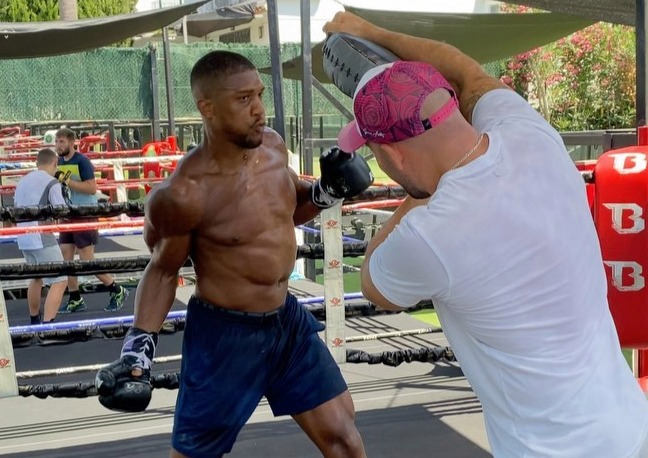 Anthony Joshua discusses his strategies for Oleksandr Usyk fight, and how he plans on 'pining down' his rival as the training ramps up