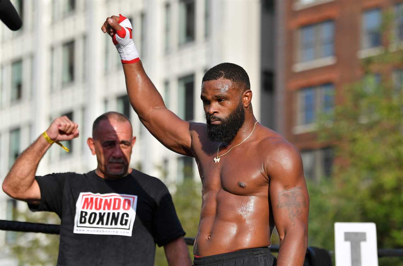 Jake Paul, Tommy Fury and Co practice in the street while boxing stars train for fights at star-studded live PPVs this weekend
