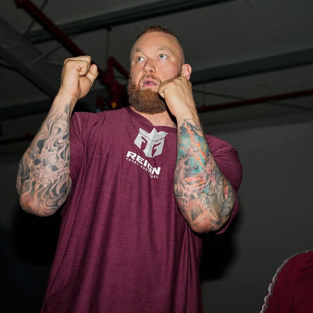 Hafthor Bjornsson, AKA The Mountain, is a Games of Thrones star who has lost 110lbs in preparation for a boxing fight