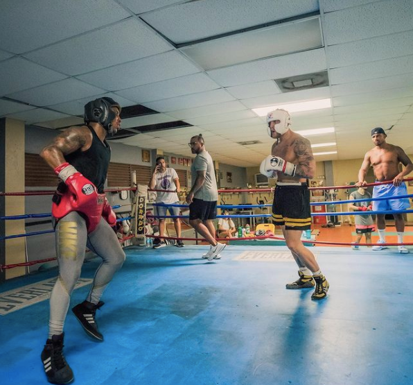 Jake Paul was at 'paradise Puerto Rico' training camp, where YouTuber Anthony Taylor sparred with Tommy Fury