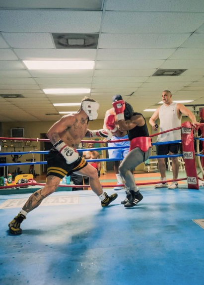 Jake Paul was at 'paradise Puerto Rico' training camp, where YouTuber Anthony Taylor sparred with Tommy Fury