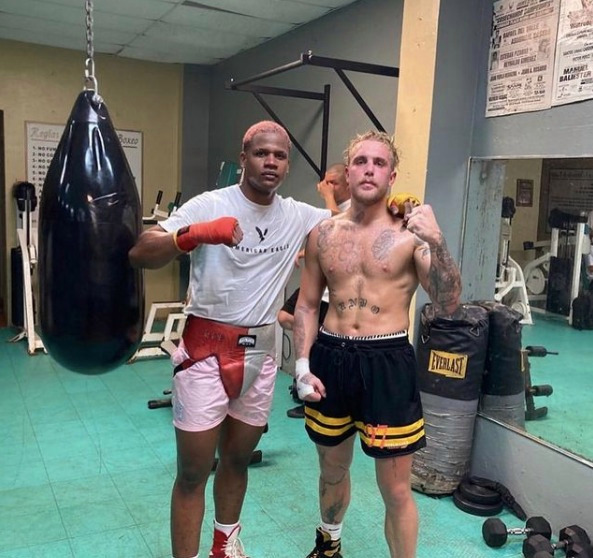 Jake Paul was at 'paradise Puerto Rico' training camp, where YouTuber Anthony Taylor sparred with Tommy Fury