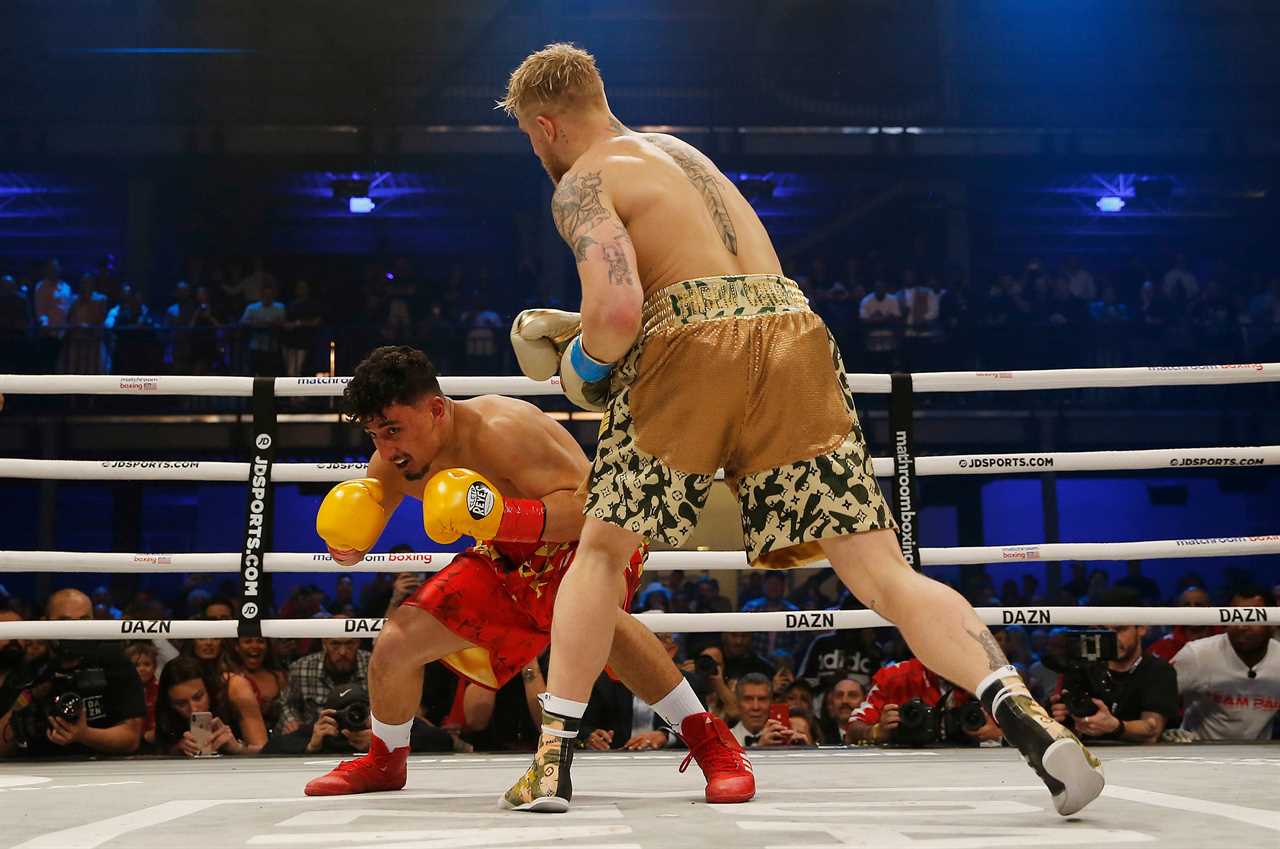 Jake Paul was at 'paradise Puerto Rico' training camp, where YouTuber Anthony Taylor sparred with Tommy Fury