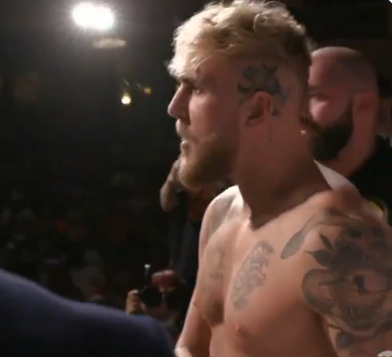 After facing Tyron Woodley, Jake Paul attempts and fails to replicate Floyd Mayweather's 'gotcha Hat' stunt.