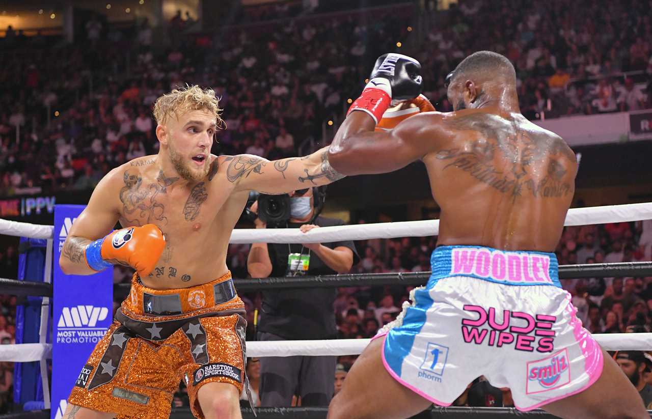 Conor McGregor reacts to Tyron Woodley's victory over Jake Paul by saying that he is'salivating’ at the prospect of facing Jake Paul in the UFC.