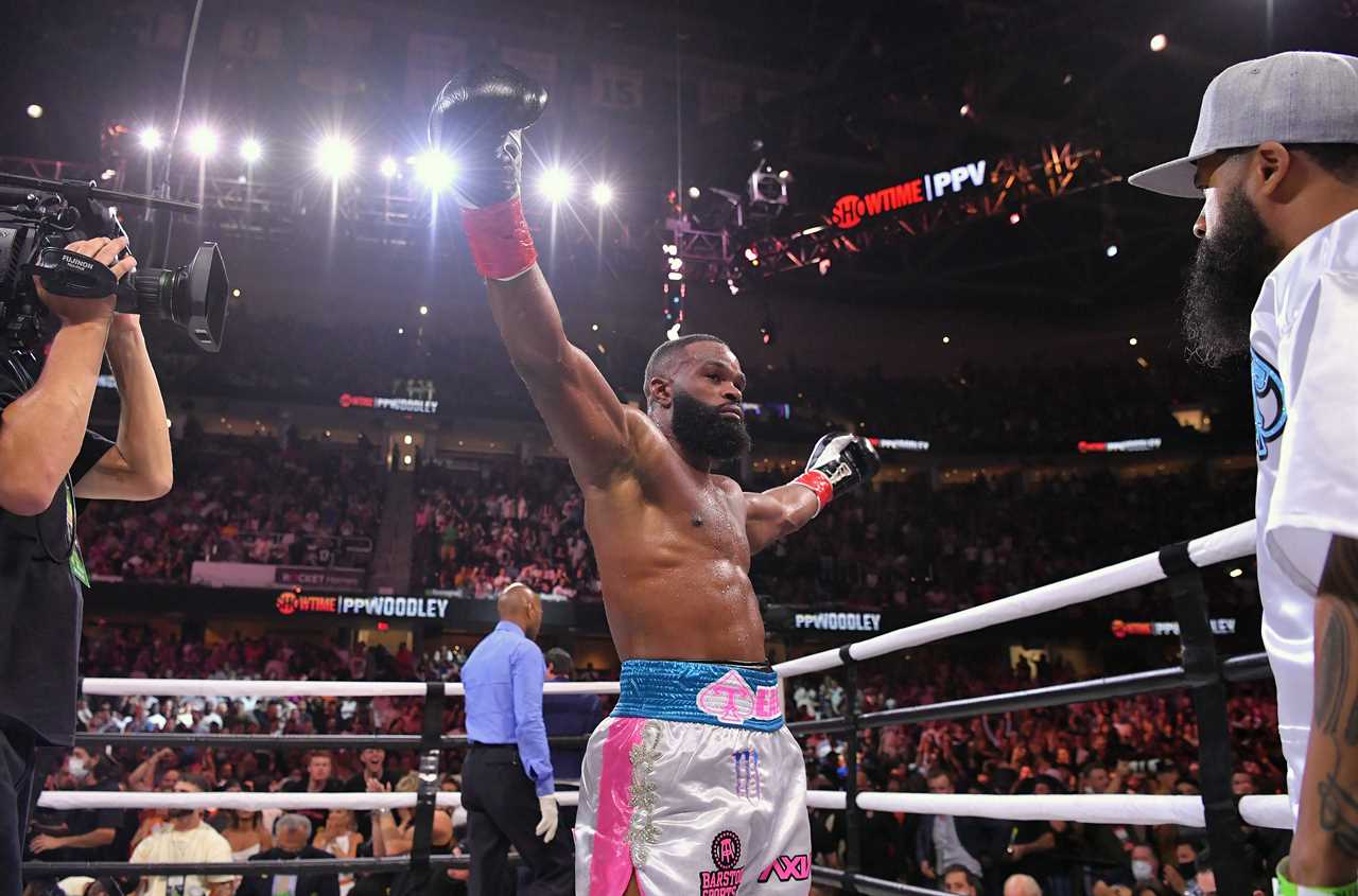 Jake Paul accepts Tyron Woodley rematch if ex-UFC star gets the 'I Love JP' tattoo following split-decision win