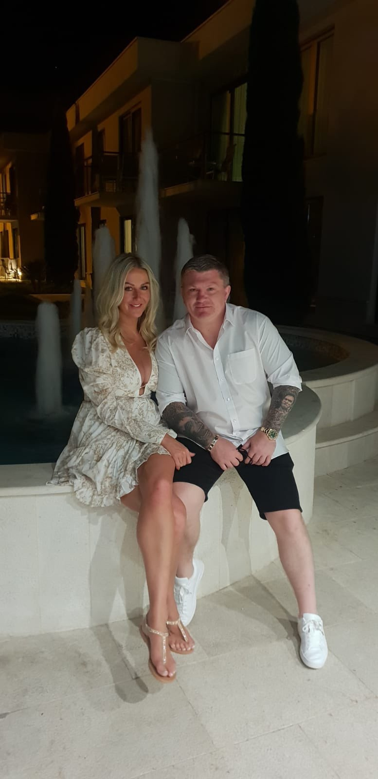 Ricky Hatton is back with his ex-girlfriend Marie Pollard, as he posts photos of him and 'the Mrs.' while on holiday