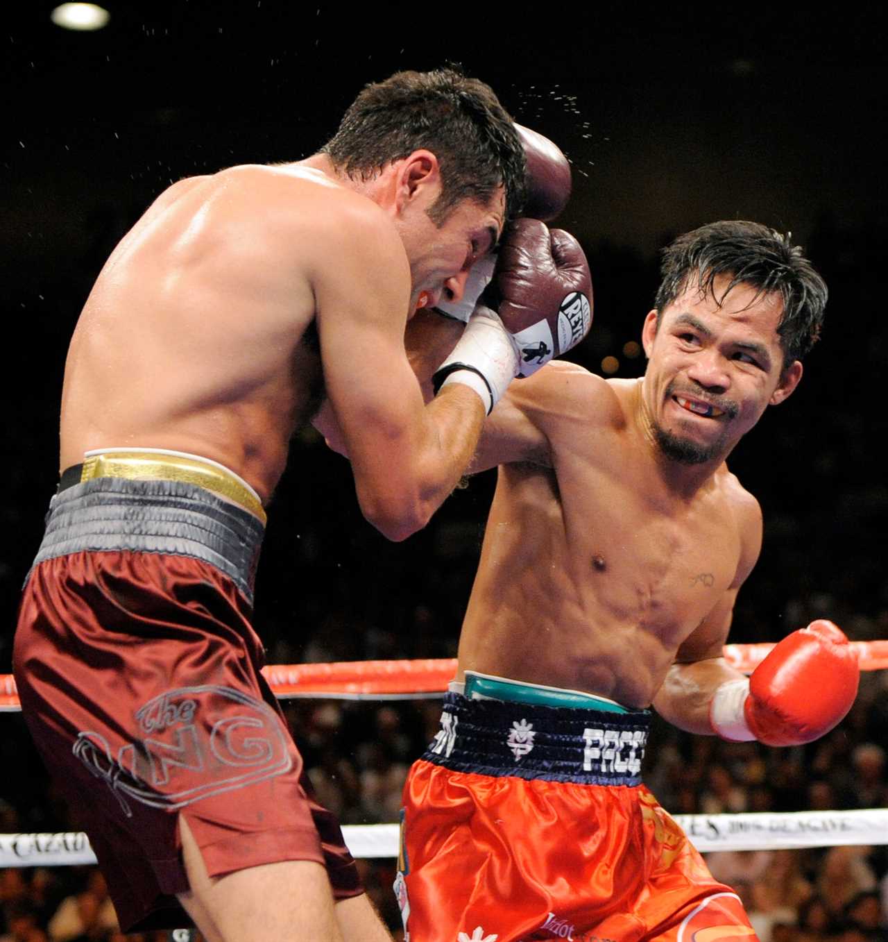 Oscar de la Hoya says that Manny Pacquiao 'ass-kicked' him was fun - even though it led to a humiliating loss.