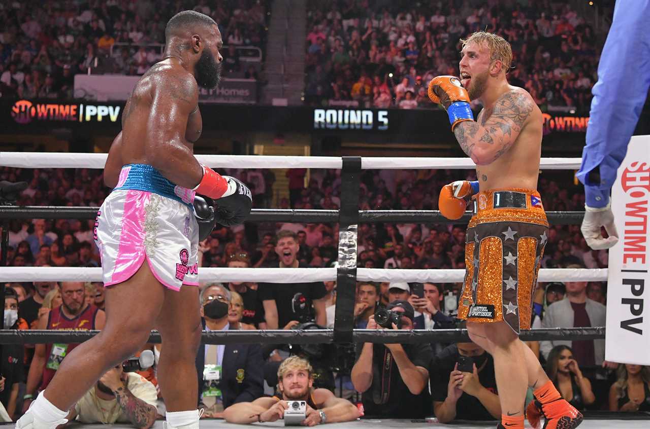 Jake Paul was branded f***ing p***y by UFC legend BJ Pen for replicating his glove lick celebration at Tyron Woodley fight