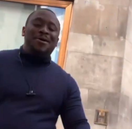 Derek Chisora jokes about a fan who mistakenly believes him to be heavyweight rival Dillian Whyte