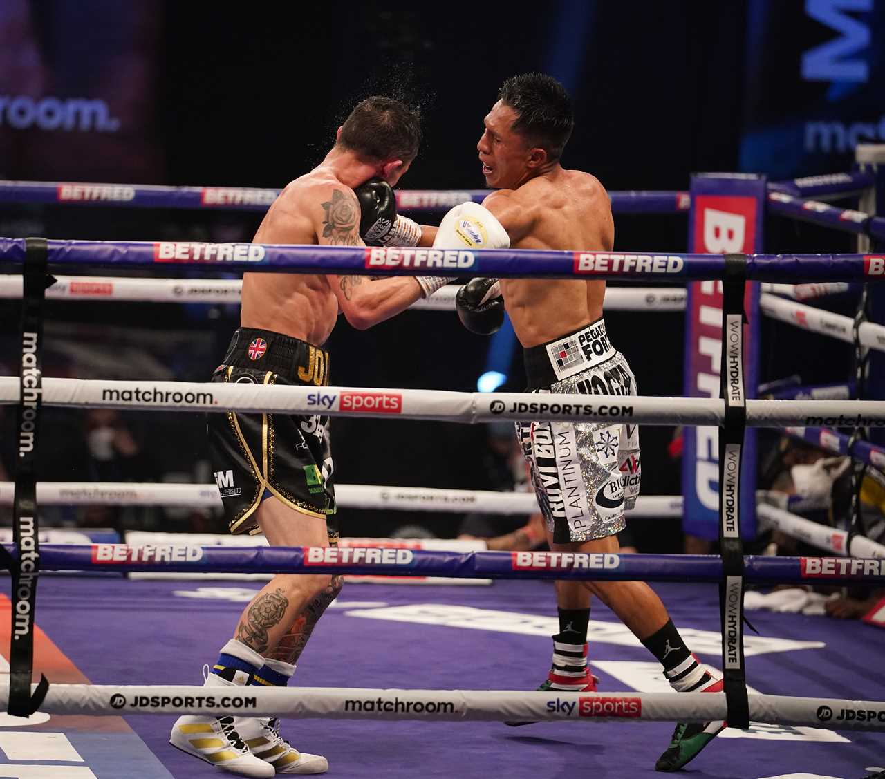 Hearn recollects feeling like a f***ing tosser at Ruiz's loss to AJ and believes it helped him prepare for Warrington's return.